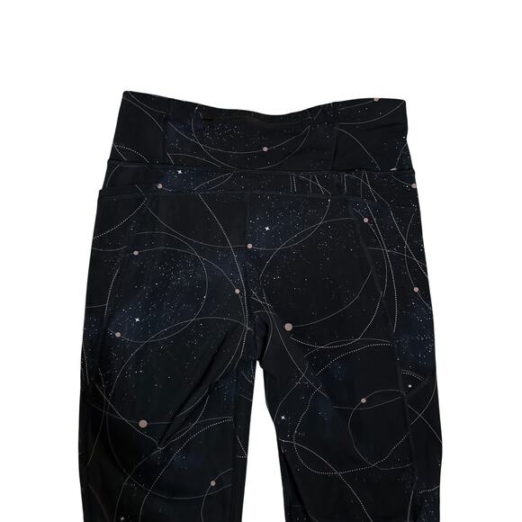 Women M Sweaty Betty The Zero Gravity Full Length Leggings Pants Blue Space Race - Picture 5 of 8